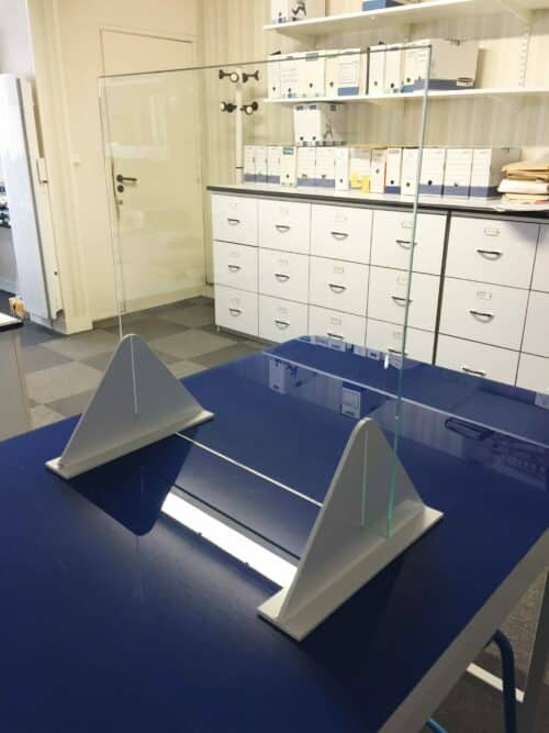 Paroi de protection / cloison amovible